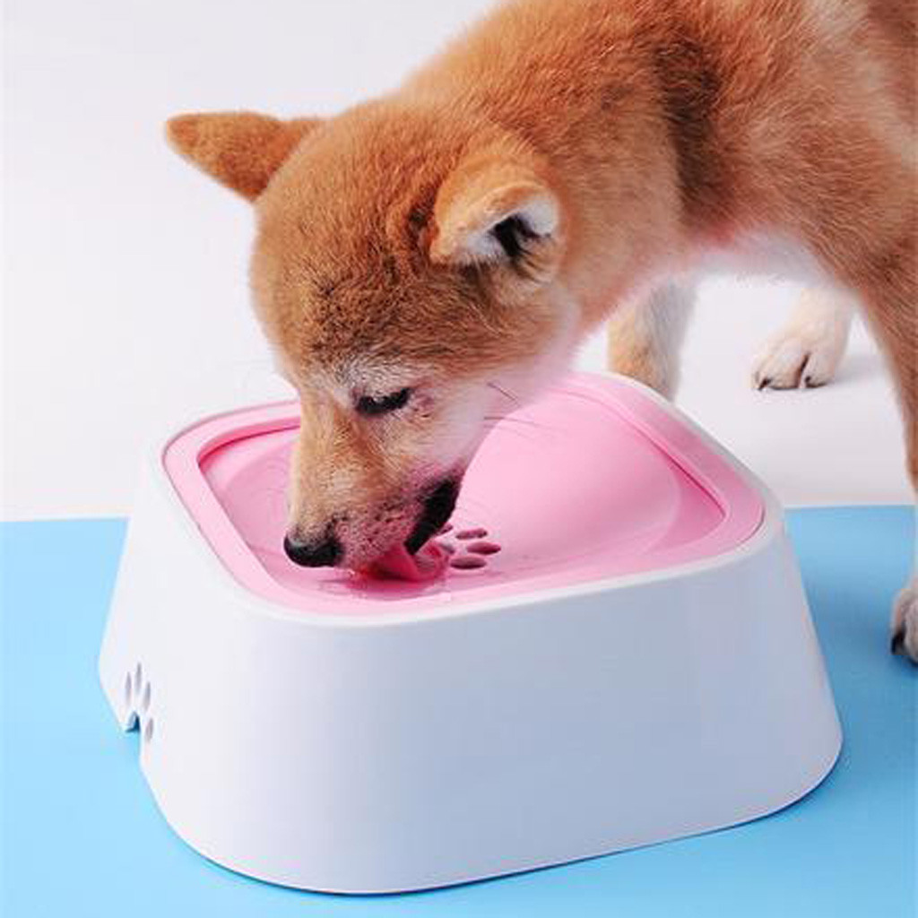 Portable Antigulping Dog Water Bowl With Vehicle Carrying Capability Floating Slow Feed Design Enhanced Hydration Control - 7