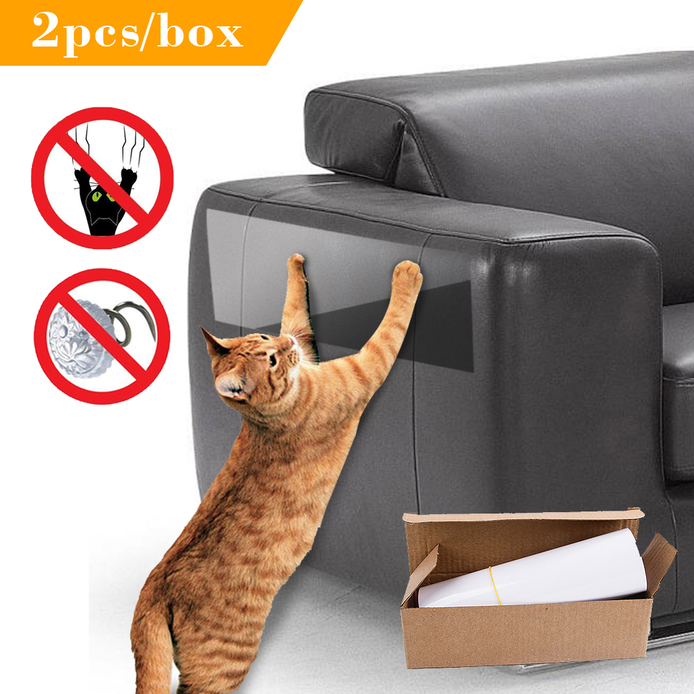 2piece Cat Scratching Post Set Durable Kitten Scratch Board Interactive Toy Furniture Protector Claw Guard For Sofa Door Chair - 2