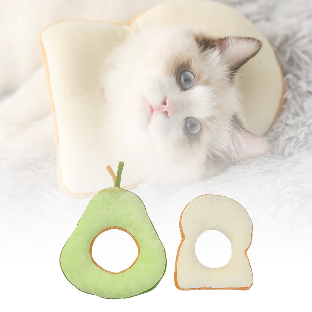 Soft Edge Toastshaped Pet Recovery Collar Antibite Wound Healing Neck Ring For Cats And Puppies Cute And Protective - 6