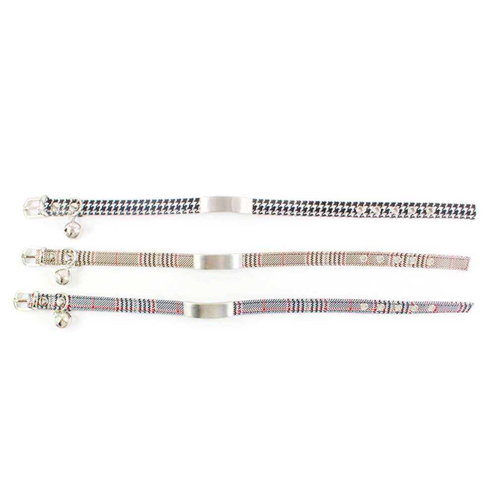 Personalized Cat Collar Laser Engraved Fashion For Cats Kitten With Id Tags Female Pet Products - 3