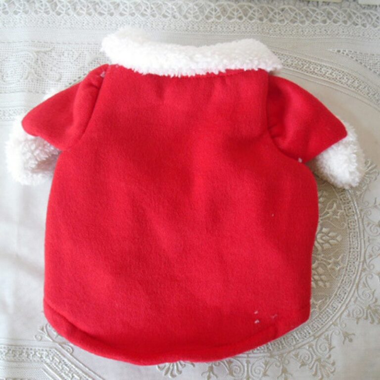 Christmas Pet Costumes Santa Claus Outfits For Small Cats And Dogs