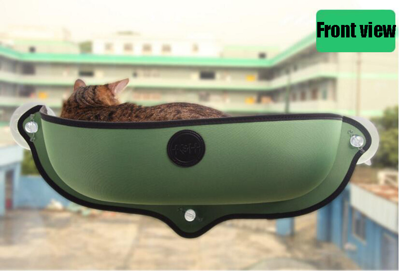 Cat Hammock Window Mount Bed With Warm Rest House Soft Comfortable Pet Lounger Ideal For Cats Ferrets - 13