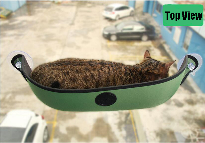 Cat Hammock Window Mount Bed With Warm Rest House Soft Comfortable Pet Lounger Ideal For Cats Ferrets - 14