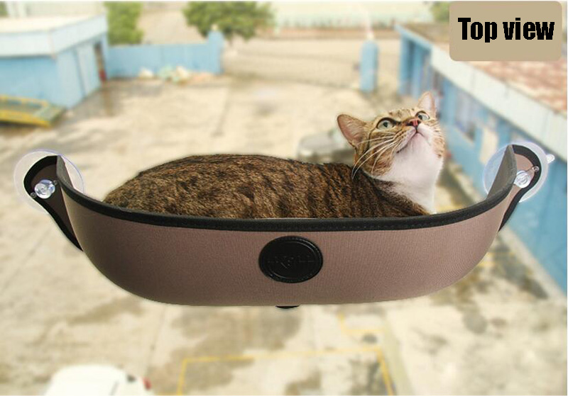 Cat Hammock Window Mount Bed With Warm Rest House Soft Comfortable Pet Lounger Ideal For Cats Ferrets - 11