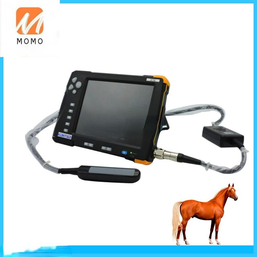 Konted V10 Portable Vet Ultrasound Machine For Horses Dogs Sheep Goats
