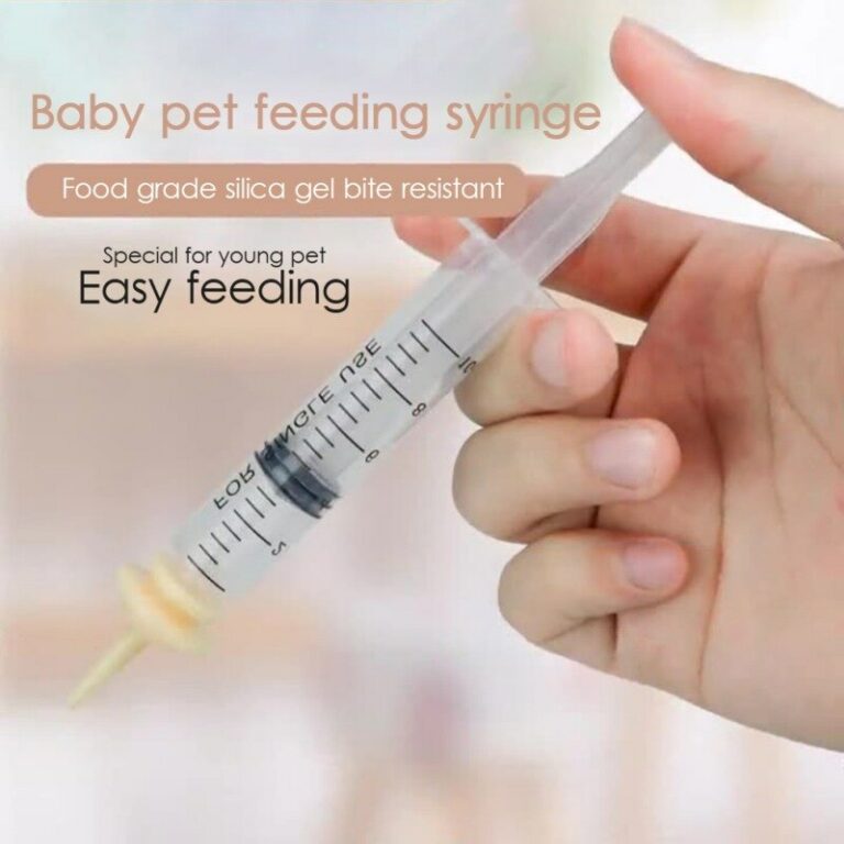 2pcs Pet Nursing Syringes Mini Feeding Bottles For Newborn Kittens Puppies Rabbits CatsPros
