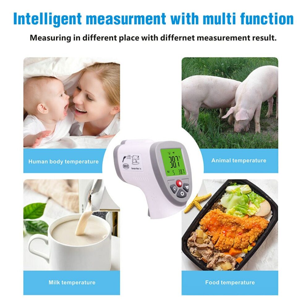 Digital Infrared Thermometer For Humans Pets And Livestock Precision