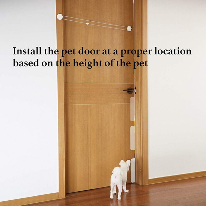 Easy Install Pet Door Opener Drillfree Access Tool For Dogs Cats