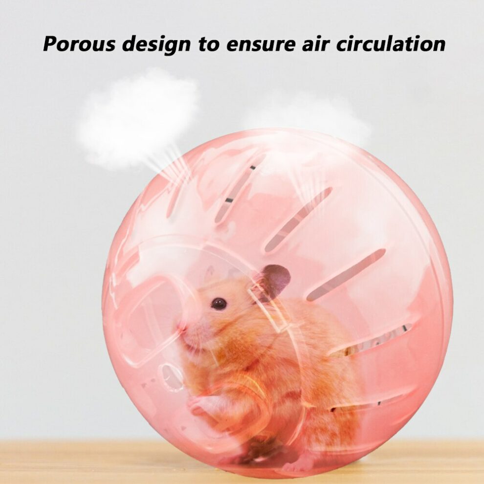 Human Hamster Ball 2 Pieces Hamster Exercise Ball, 5.7 Inch Guinea Pigs Running Ball Transparent Plastic Hamster Wheel For Dwarf Rabbits Small Pets To Reduce Boredom And Increase Activity Rat Ball