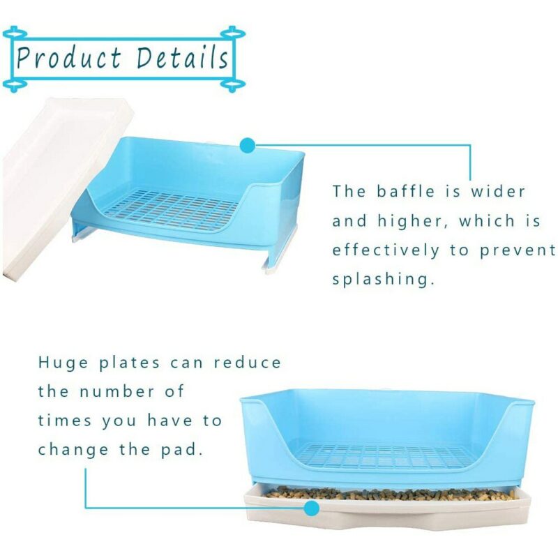 Large Guinea Pig Hamster Ferret Litter Tray With Drawer Potty Trainer