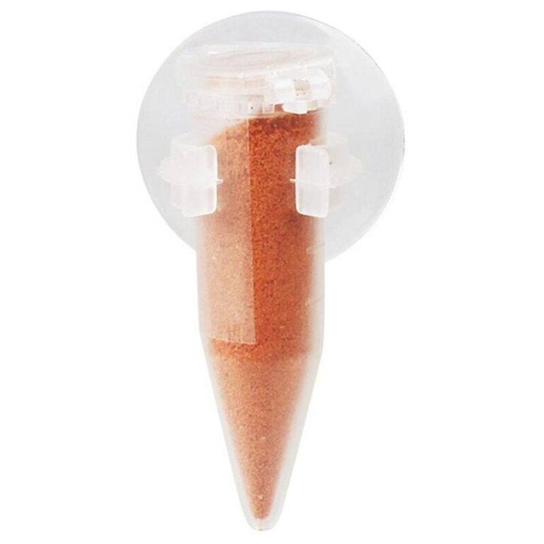 Automatic Aquarium Fish Feeder With Suction Tapered Worm Funnel Cup