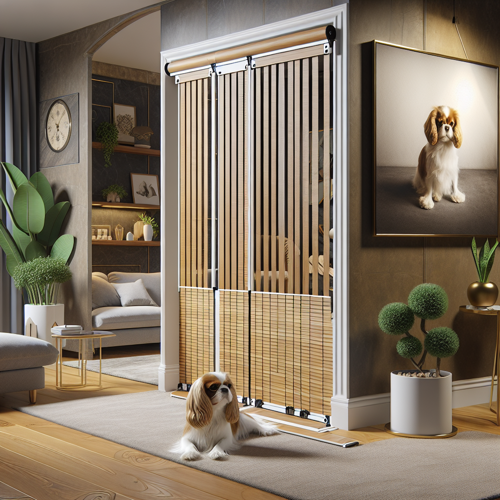Enhancing Home Safety with a Retractable Bamboo Pet Barrier for Home Safety  