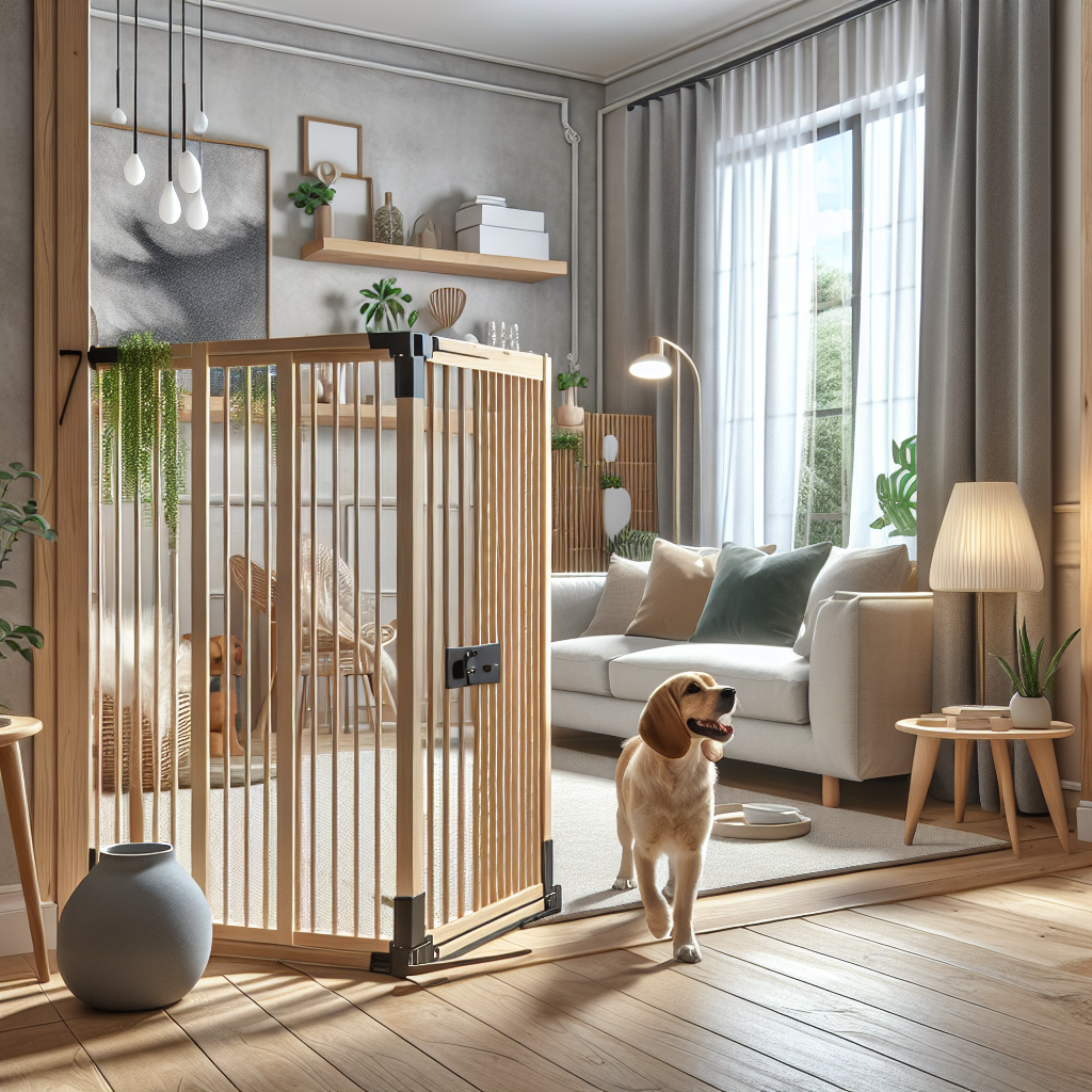 Creating Designated Spaces: The Benefits of a Versatile Pet Gate for Dogs and Cats in Living Spaces  