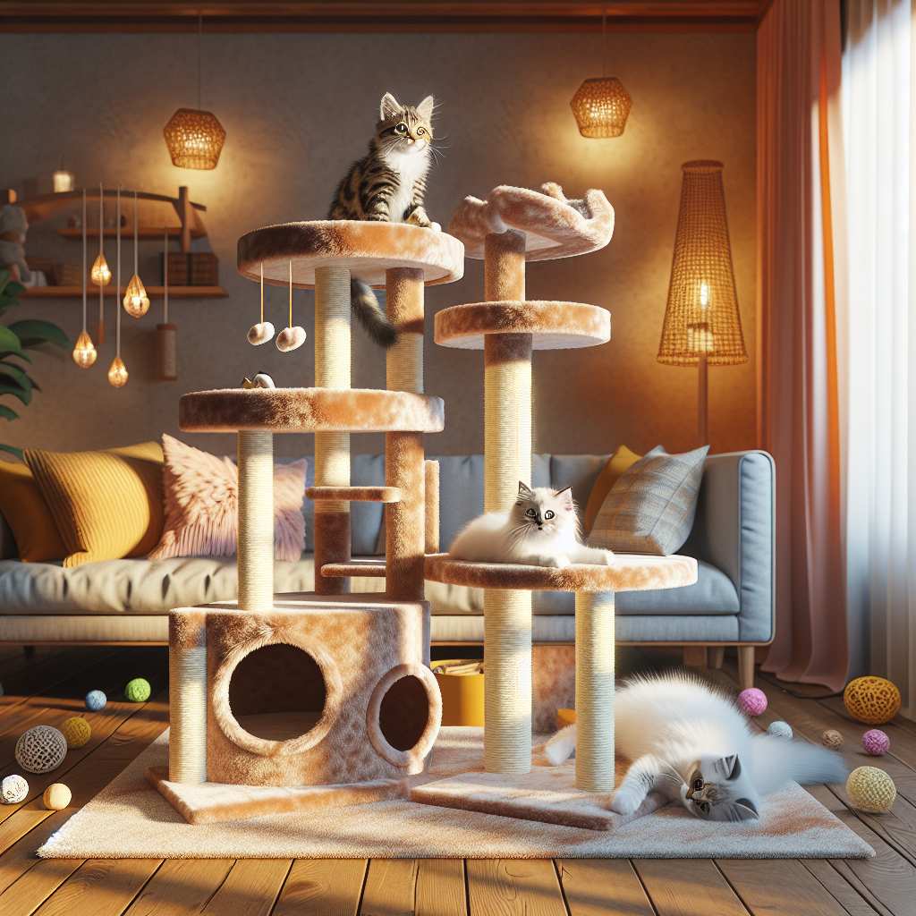 Exploring the Benefits of a Durable Cat Tree with Scratch Board for Healthy Habits  