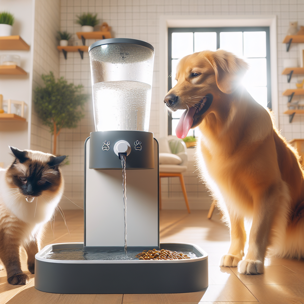 How an Automatic Pet Feeder Water Fountain Improves Pet Health and Wellbeing  
