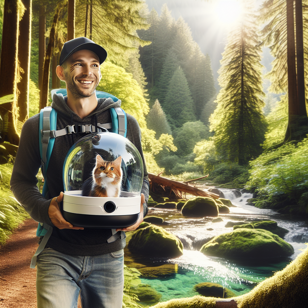 Exploring the Transparent Capsule Design Pet Carrier for Outdoor Adventures  