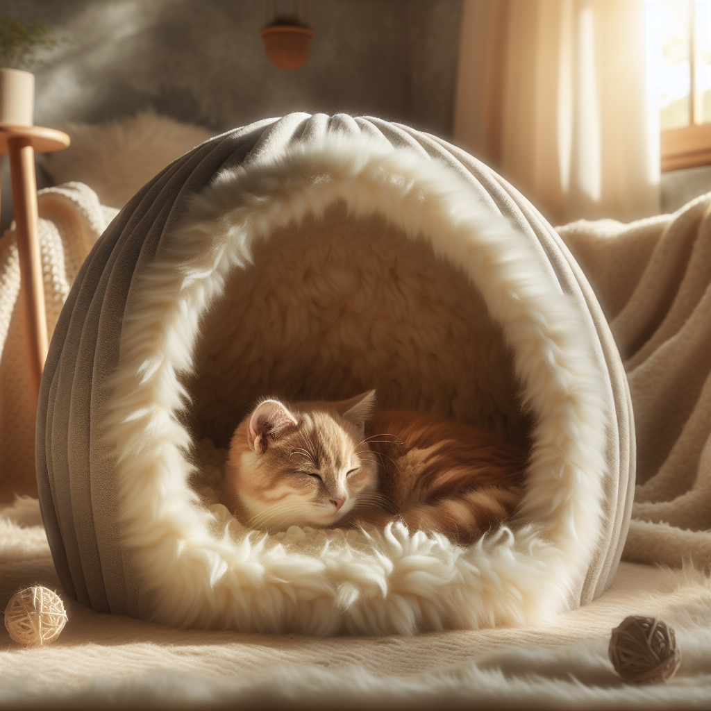 Exploring the Best Cozy Pet Cave Beds for Small Dogs and Cats  