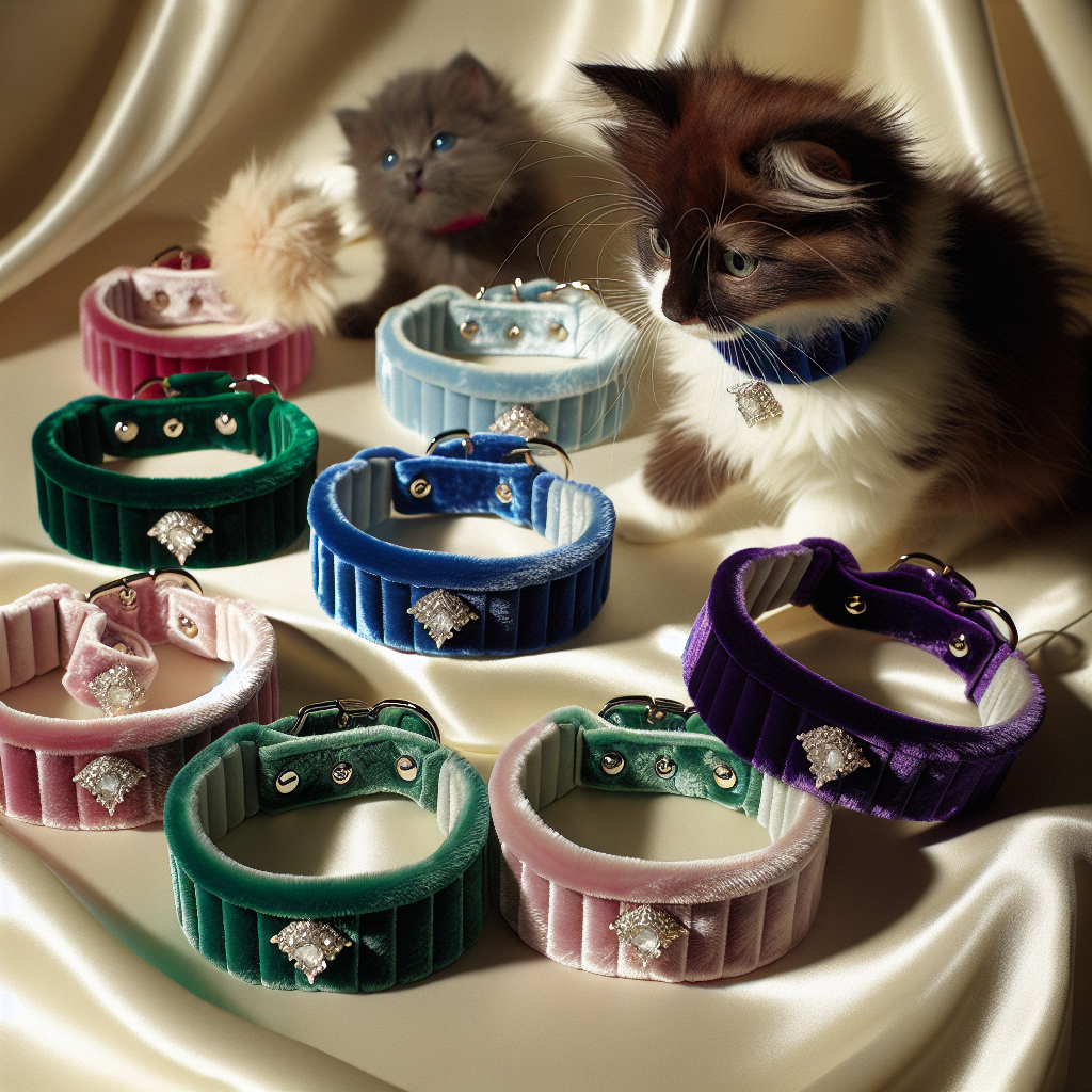 The Aesthetic Appeal of Stylish Safety Collars for Kittens in Various Colors  
