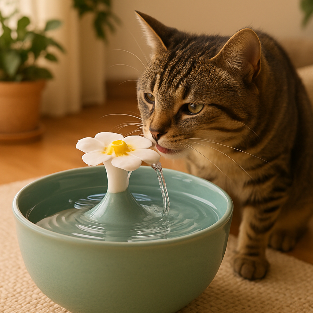 Creating a Natural Flow with a Cat Water Dispenser to Encourage Drinking  