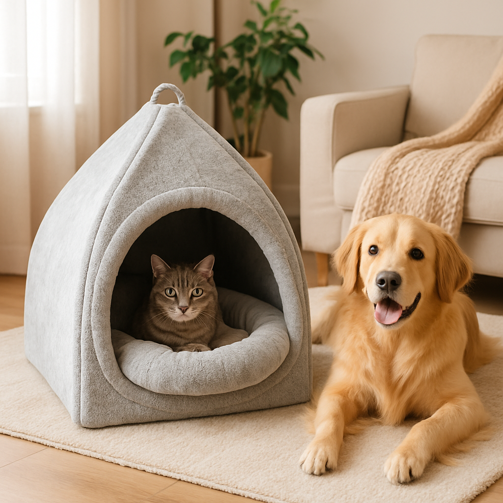 Exploring the Versatile Design: A Nest for Cats and a Tent for Dogs  