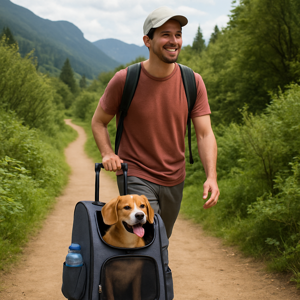 How a Convenient Wheeled Pet Backpack Enhances Hiking and Walking Adventures  